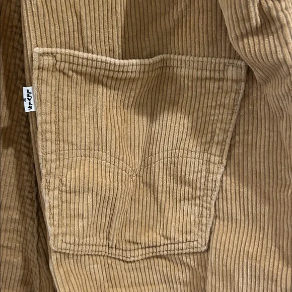 Levi's Brown Corduroy Overalls - Picture 5 of 6